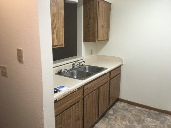 Kitchen, Kingsbury Court Apartments