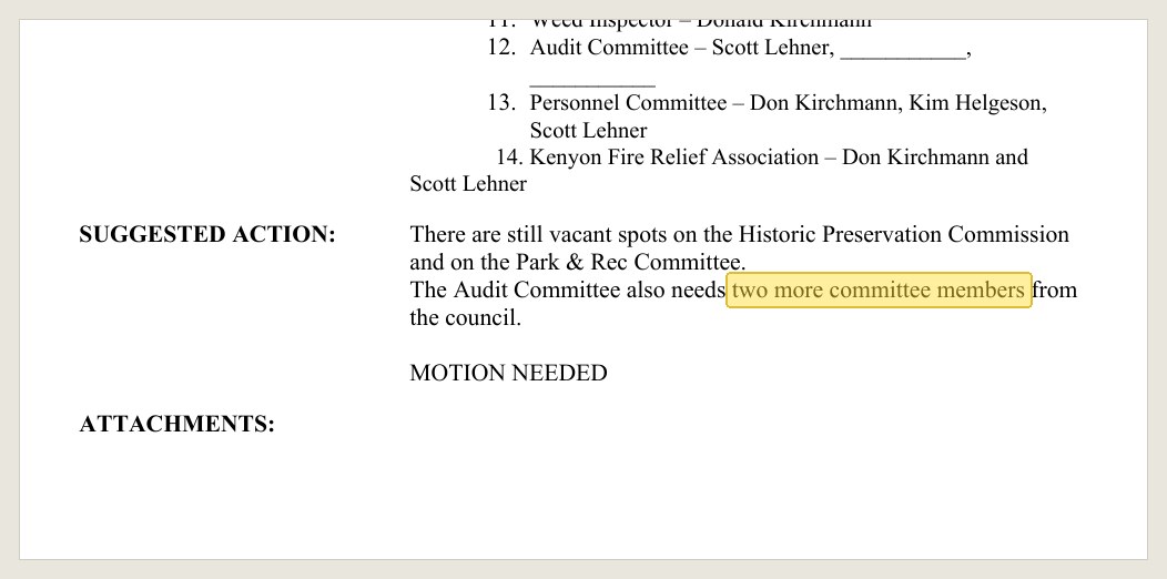 Jan. 14, 2025 packet, printed page 128, suggested action: the written advice.