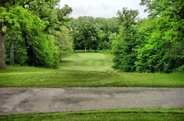 Hole 3 at Kenyon Country Club, par 3, 165 yards