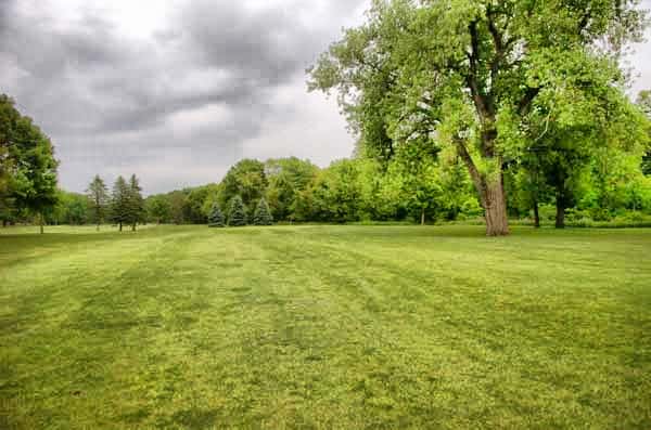 Hole 4 at Kenyon Country Club, par 4, 318 yards