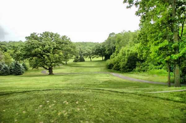 Hole 8 at Kenyon Country Club, par 3, 138 yards